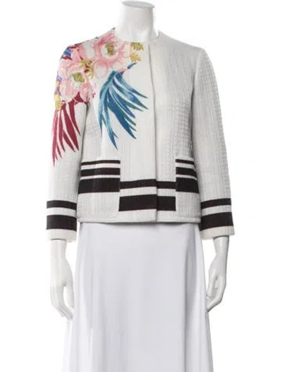 Pre-owned Etro Floral Print Jacket In Neutral