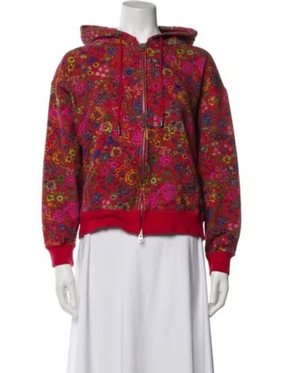 Pre-owned Etro Floral Print Jacket In Red