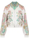 Etro Women's Lucky Charms Bomber Jacket In White
