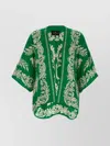 Etro Floral Print Knit Cardigan