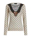 Etro Floral-print Knitted Top In Multicolor