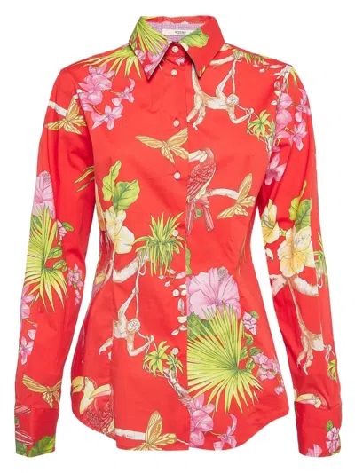 Pre-owned Etro Floral-print Long-sleeve Shirt
