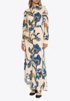 ETRO FLORAL PRINT MAXI DRESS