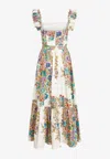 Etro Cotton Dress With Print In Multicolor