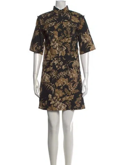 Pre-owned Etro Floral Print Mini Dress