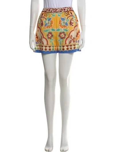 Pre-owned Etro Floral Print Mini Shorts W/ Tags In Multi