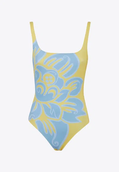 Etro Floral Print One-piece Swimsuit