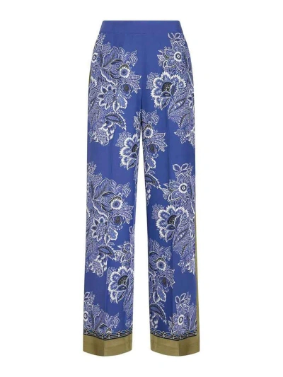 Etro Pants & Shorts In Blue