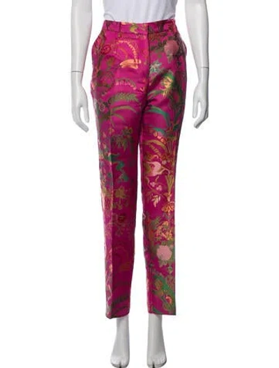 Pre-owned Etro Floral Print Pantsuit W/ Tags In Pink