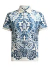 Etro Floral-print Polo Shirt In Multi