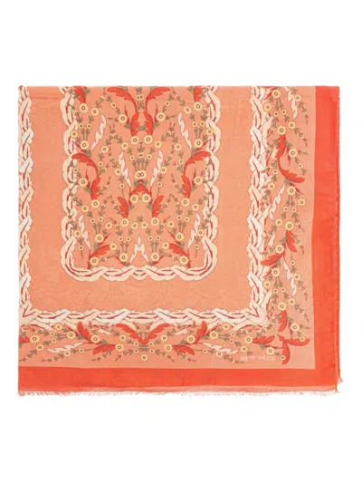 Etro Floral-print Scarf In Multi