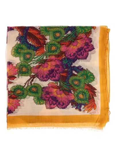 Etro Floral-print Scarf In Multi