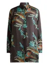 Etro Hemd Mit Blumen-print In Multi