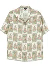 Etro Floral-print Shirt In Neutrals