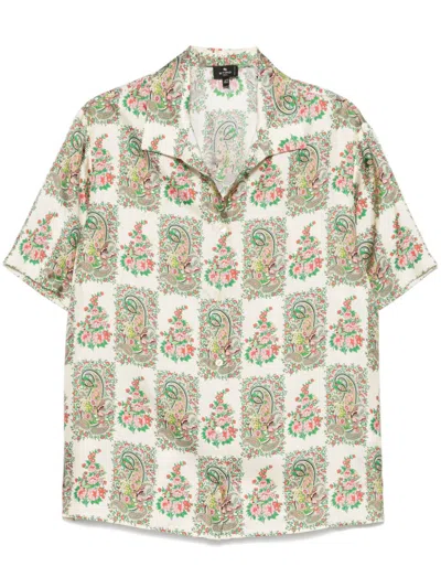 Etro Floral-print Shirt In Printed