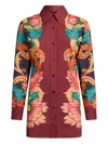 Etro Scarf Shirt In Red