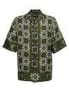 ETRO FLORAL PRINT SHIRT SHIRT, BLOUSE GREEN