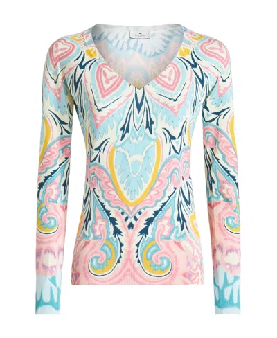 ETRO ETRO GRAPHIC PRINTED LONG-SLEEVED JUMPER