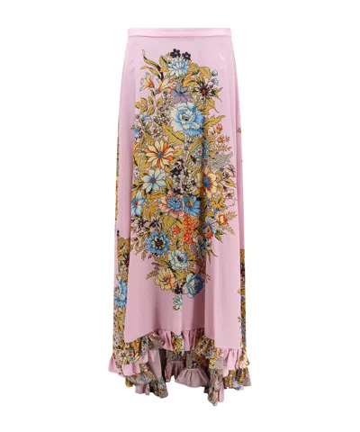 ETRO ETRO FLORAL PRINTED HIGH-WAISTED MAXI DRESS