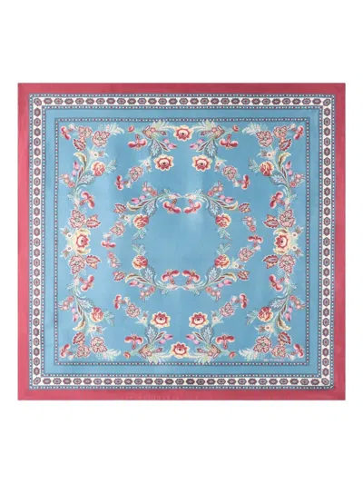 ETRO FLORAL-PRINT SILK SCARF