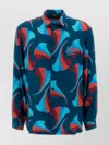 Etro Floral Print Silk Shirt