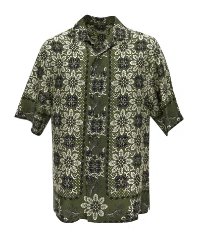 ETRO ETRO FLORAL PRINTED SHORT-SLEEVED SHIRT