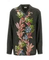 Etro Floral Print Long-sleeved Shirt In Multicolor