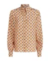 Etro Woman Shirt Sand Size 10 Silk In Nude