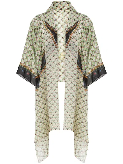 Etro Jacket In Green