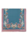 Etro Scarf With Decorative Pattern In Blue