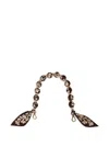 Etro Floral-print Sphere Bag Strap In Brown