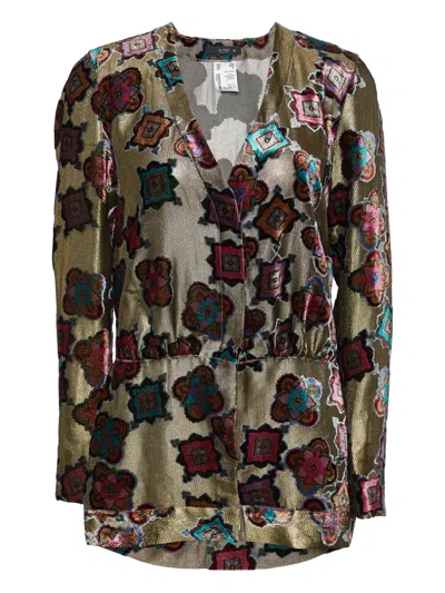 Pre-owned Etro Floral-print Top