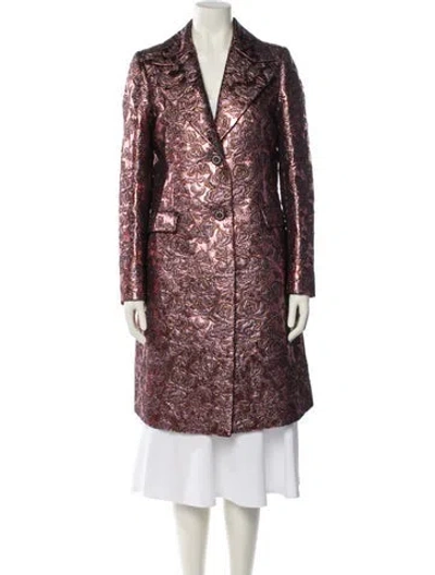 Pre-owned Etro Floral Print Trench Coat