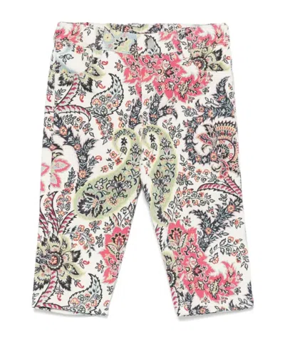 Etro Kids' Floral-print Trousers In Multi