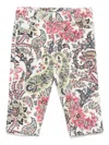 Etro Floral-print Trousers In Pink