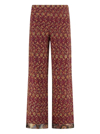 ETRO FLORAL-PRINT TROUSERS