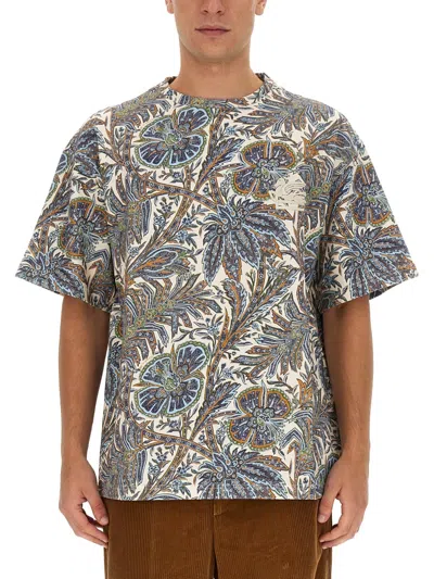 Etro Floral Print T-shirt In Multi