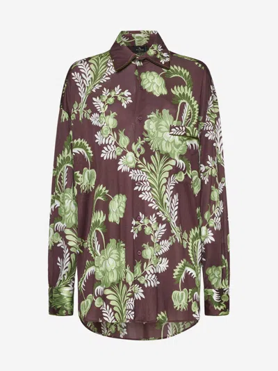 ETRO FLORAL PRINT VISCOSE SHIRT