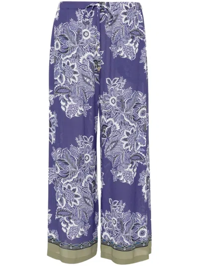 Etro Pants & Shorts In Blue
