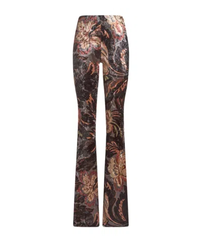 ETRO ETRO FLORAL PRINTED CHENILLE TROUSERS