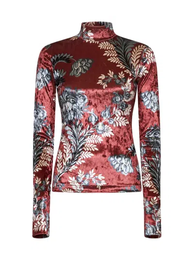 Etro Floral Printed High In Multicolor