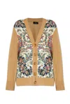 ETRO ETRO FLORAL PRINTED KNIT CARDIGAN