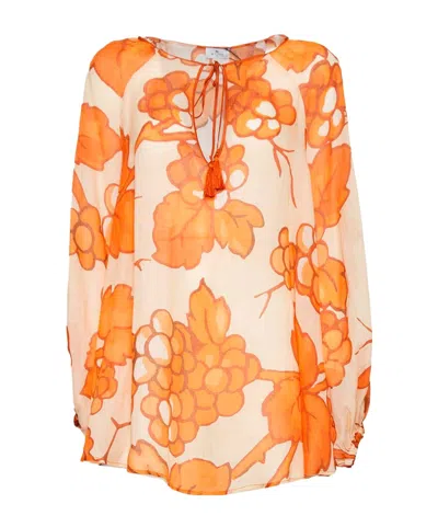 ETRO ETRO FLORAL PRINTED LONG SLEEVED BLOUSE