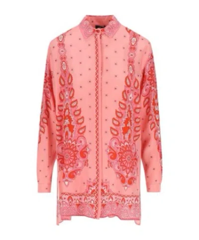 ETRO ETRO FLORAL PRINTED LONG-SLEEVED SHIRT