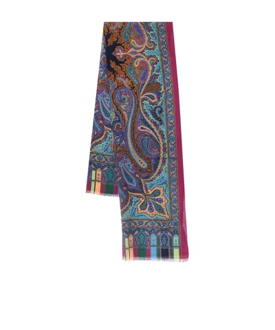ETRO ETRO FLORAL PRINTED SCARF