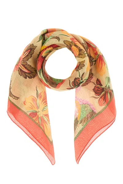 Etro Floral Printed Scarf In Multi