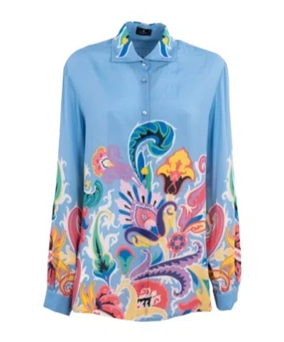 ETRO ETRO FLORAL PRINTED SHIRT