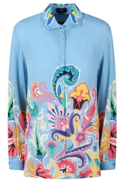 Etro Paisley Print Shirt In Multi