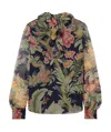 Etro Printed Silk Blouse In Multicolor