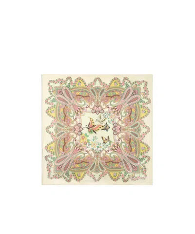 Etro Floral-printed Square Scarf